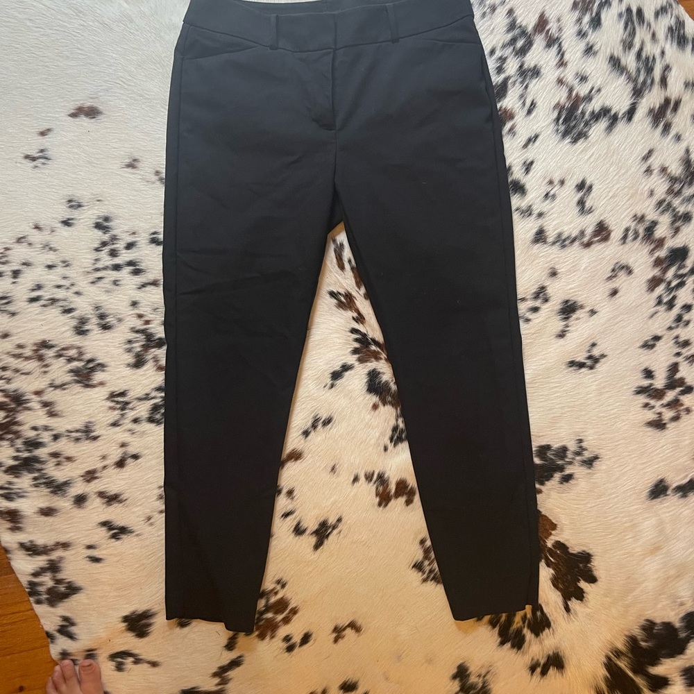 Loft Black Ankle Work Pants